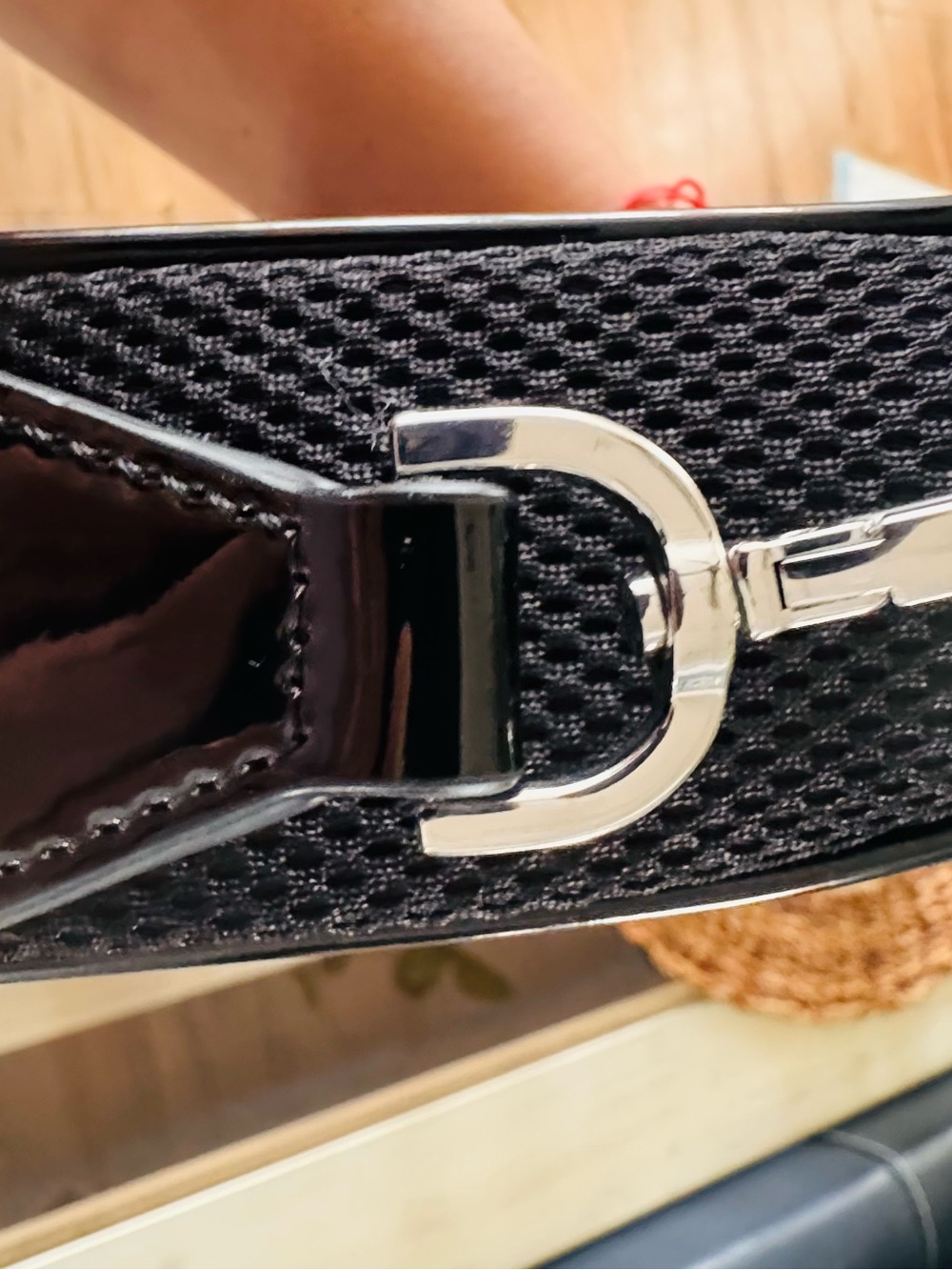 Michael Kors Black Mesh KORS Logo Belt Bag - Picture 4 of 7